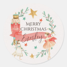 Stickers de Noël personnalisées Nutcracker thème