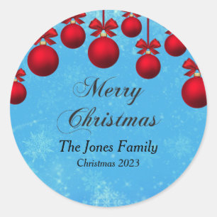 Stickers de Noël personnalisés