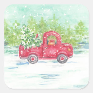 Stickers de Noël pour Camion Rouge Pays