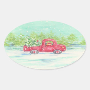 Stickers de Noël pour Camion Rouge Pays