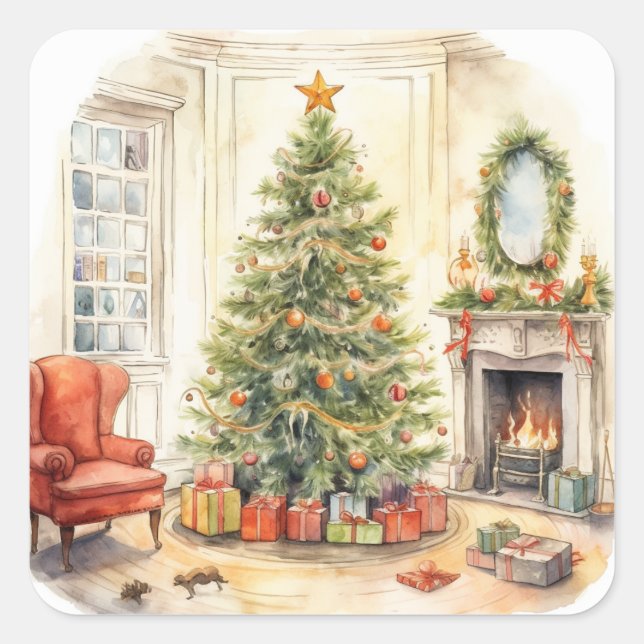 Stickers de Noël traditionnels (Devant)