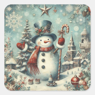Stickers de Noël Vintage classique