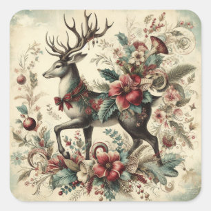 Stickers de Noël Vintage classique