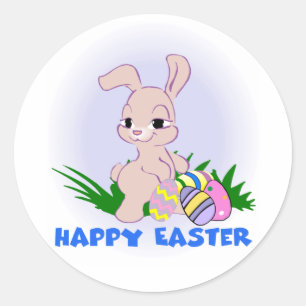 Stickers de Pâques heureux