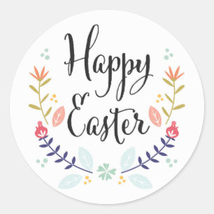 Stickers de Pâques heureux