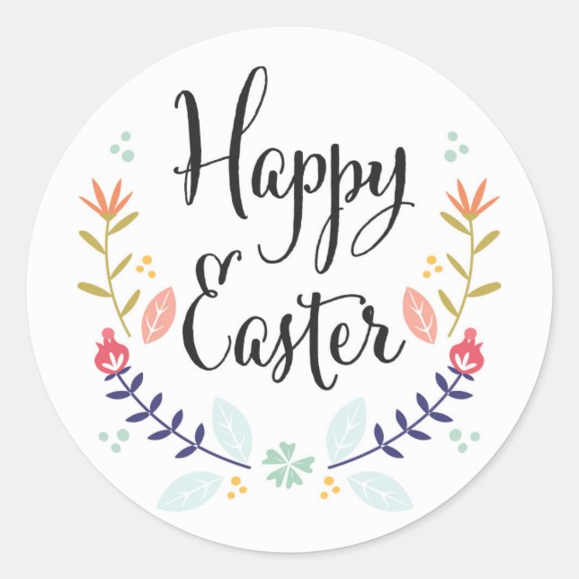 Stickers de Pâques heureux (Devant)