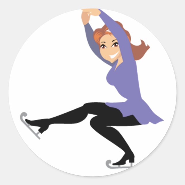 Stickers de patinage artistique (Devant)