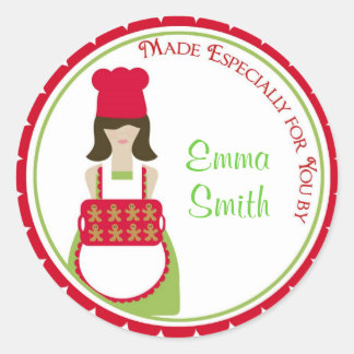 Stickers de pâtisserie de Noël