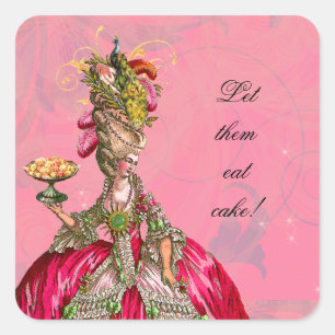 Stickers de pâtisserie française Marie Antoinette
