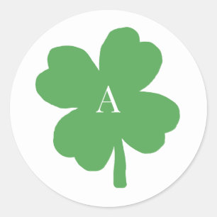 Stickers de peinture verte irlandaise Shamrock Mon