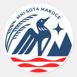 Stickers de phoque d'état du Minnesota patriotique