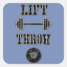 Stickers de piste et de terrain Disque Jeter Cadea