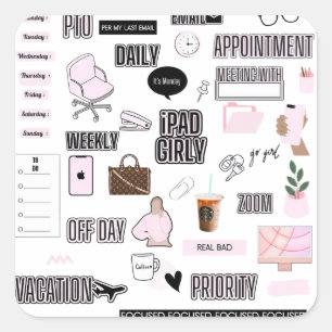 Stickers de planificateur numérique pour GoodNotes