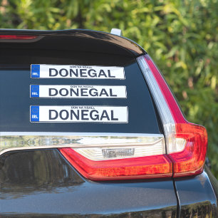 Stickers de plaque d'immatriculation irlandaise du
