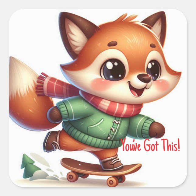 Stickers de pliage mignon (Devant)