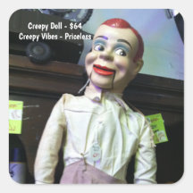 Stickers de poupée Ventriloquiste déplaisant