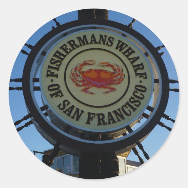 Stickers de quai des pêcheurs de San Francisco (Devant)