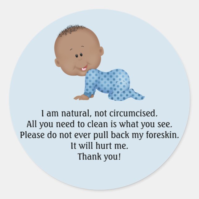 Stickers de rappel de circoncision pour la famille (Devant)
