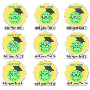 Stickers de récompense des enseignants de cookies