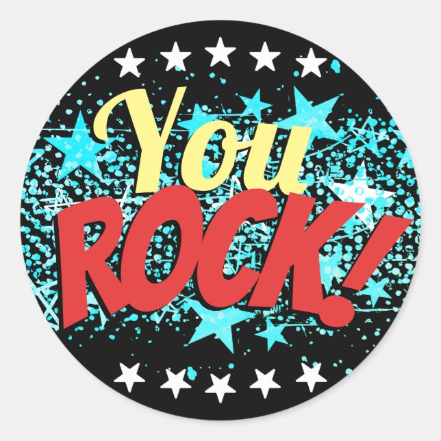 stickers de reconnaissance des employés de You Roc (Devant)