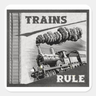 Stickers de règle des trains