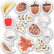 Stickers de remplissage d'automne