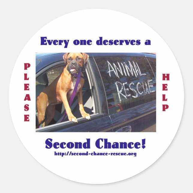Stickers de sauvetage animal (Devant)