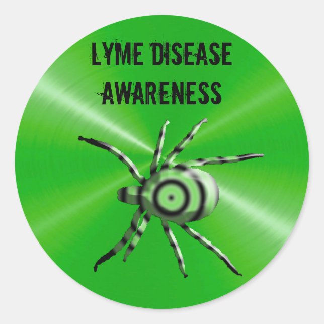 Stickers de sensibilisation à la maladie de Lyme (Devant)
