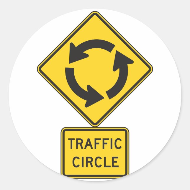 Stickers de signalisation routière (Devant)