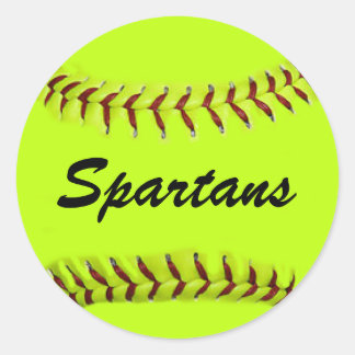 Stickers de softball d'équipe personnalisée