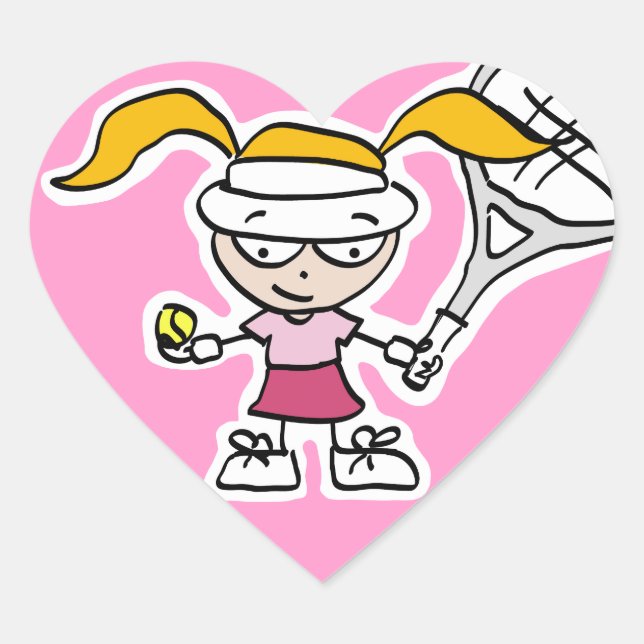 stickers de tennis pour enfants avec dessin animé (Devant)