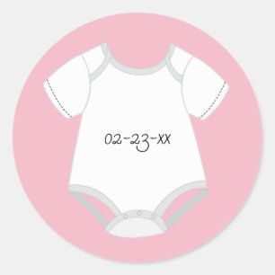 Stickers de tenue pour bébés avec date d'échéance