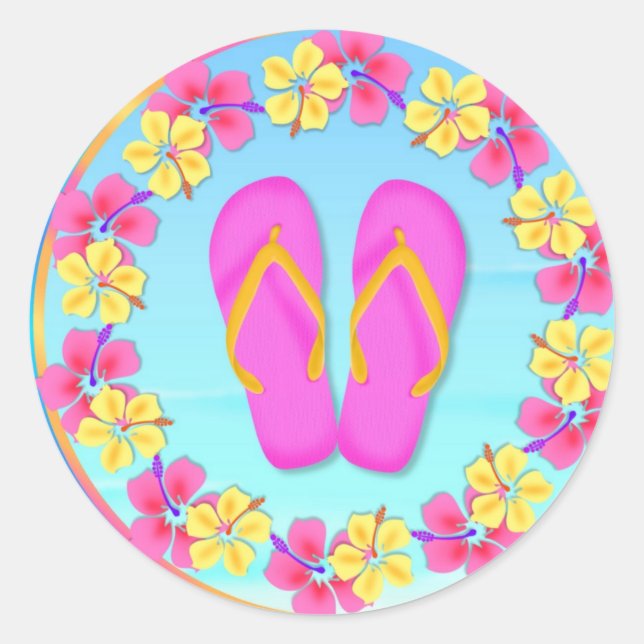 Stickers de toppers hélizienne hélienne Luau Cupca (Devant)