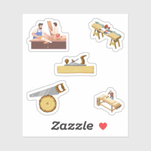 Stickers de travail du bois