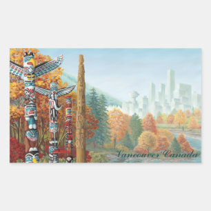Stickers de Vancouver Canada Art commémoratif