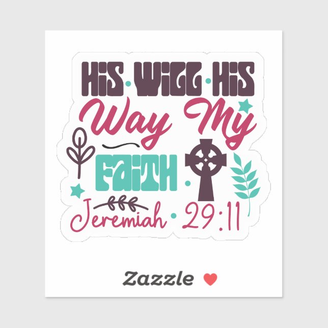 Stickers de versets bibliques inspirants (Feuille)