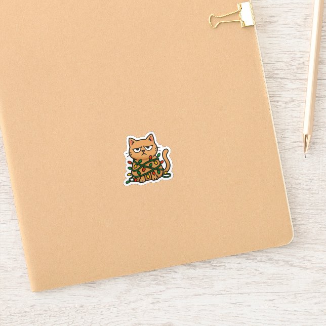 Stickers de vinyle personnalisés | Décalages étanc (Carnet)