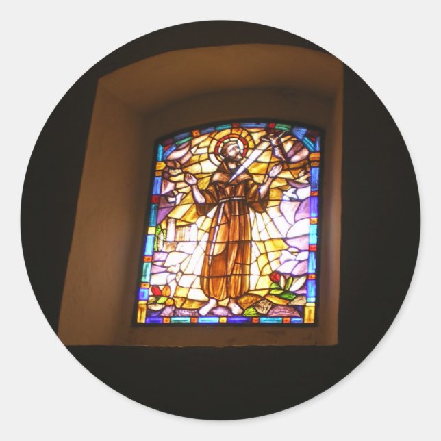 Stickers de vitres en verre tendu religieux (Devant)