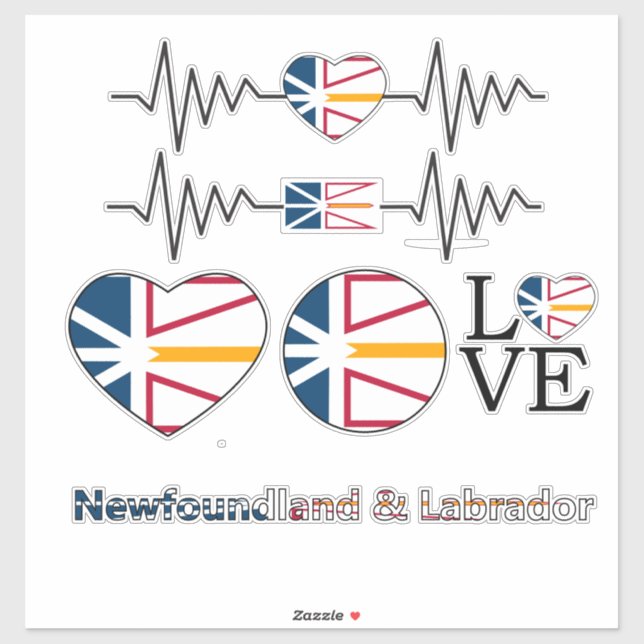 Stickers de voiture attelés du drapeau de Terre-Ne (Feuille)