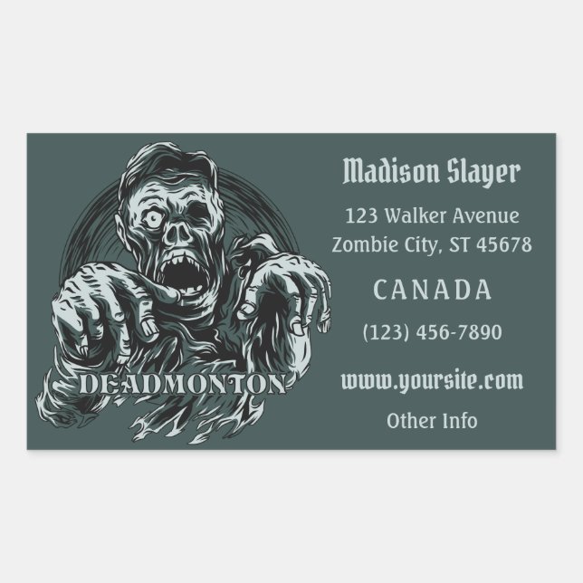 stickers DEADMONTON texte personnalisé (Devant)