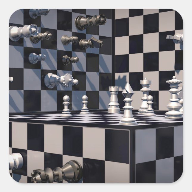 stickers d'échecs 3D (Devant)