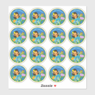 Stickers d'école Bonjour 3e année!
