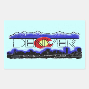 stickers décoratifs de la ligne d'horizon Denver C