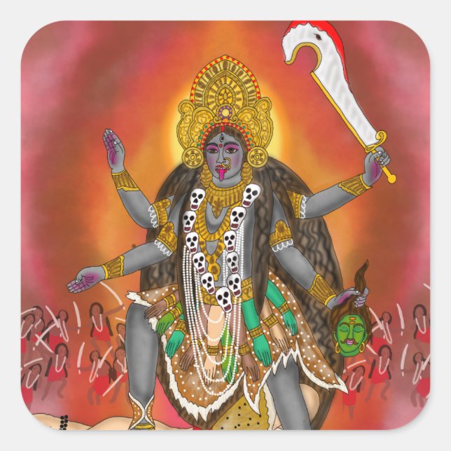 Stickers déesse Kali (Devant)