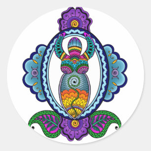 Stickers Déesse Mehndi