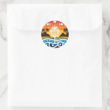 Stickers d'enveloppes Island Pride