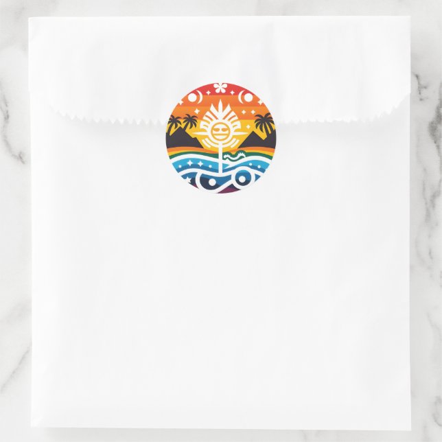 Stickers d'enveloppes Island Pride (Sac)