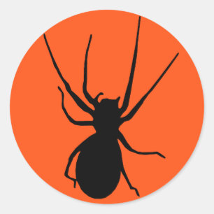 Stickers Déplaisant orange noir