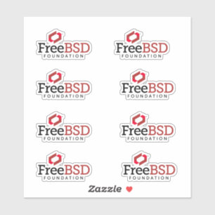 Stickers der FreeBSD Foundation Aufkleber