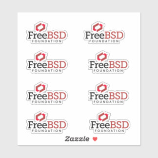 Stickers der FreeBSD Foundation Aufkleber